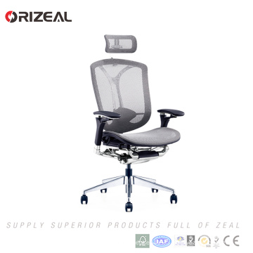 Orizeal New Design chaise de bureau en aluminium massif avec accoudoir (OZ-OCM036A)